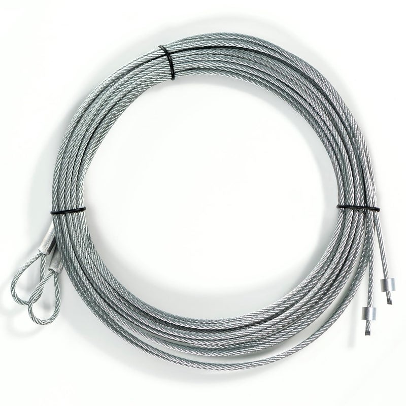 Granatan 2 Pack 13.5 FT Garage Door Cable Torsion Spring Wire, Replacement Cable Wire, Garage Door Replacement Parts - Image 1